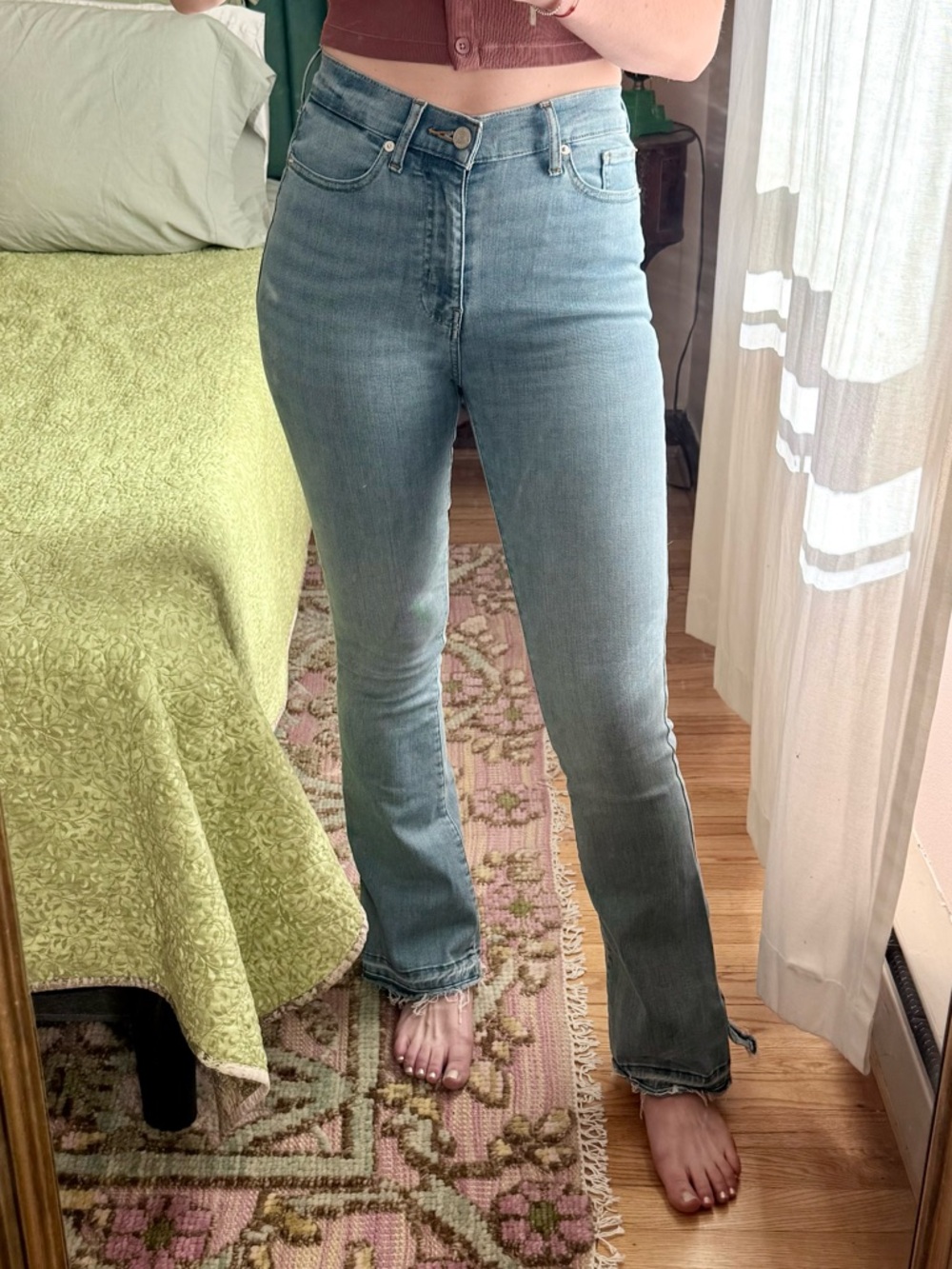 Frame Le Easy Flare Jean Quirky Released Hem 25